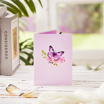 Butterflies in Roses Pop-Up